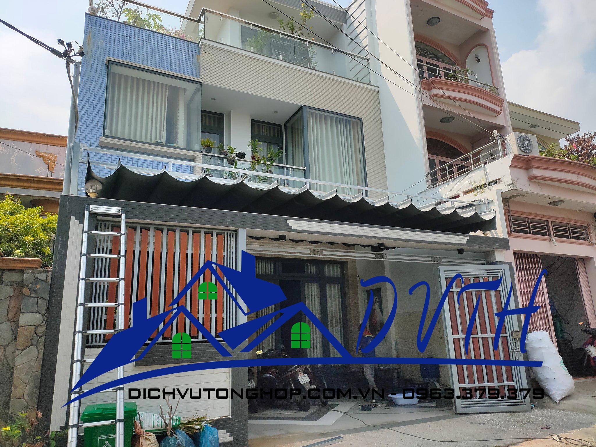 Mái che bạt kéo tại Quảng Nam